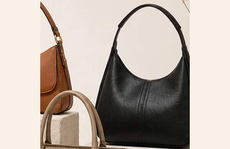 Backpacks neutral color product photography for private label buyers