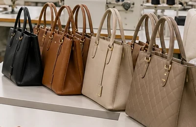 Packing process for export women handbag orders